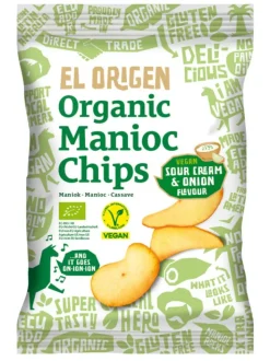 Outlet EL ORIGEN Chips manioc aux oignons bio - 80 g