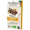 Hot SAVEURS & NATURE Chocolat noir 70% bio fleur sel Guérande & cacahuète bio Saveurs et Nature - 100 g