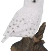 New RIVIERA Chouette Harfang en résine coloris blanc - 33 cm