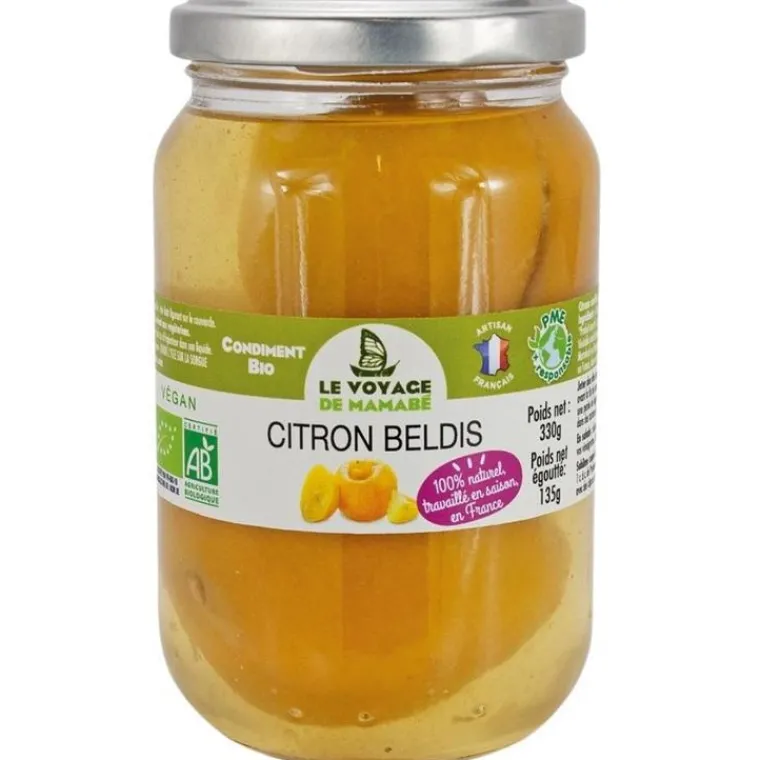 Sale LE VOYAGE DE MAMABÉ Citron beldis bio Le voyage de Mamabé - 330 g