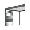 Hot Claustra pergola autoportée coloris gris - 132 cm