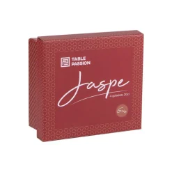 Outlet BASTIDE Coffret 4 gobelets en grès rouge Jaspe - 20 cl