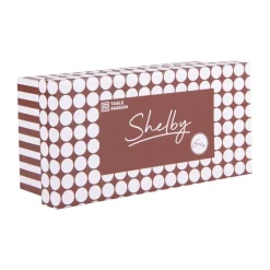 Sale BASTIDE Coffret 2 mugs en grès beige et marron Shelby - 55 cl