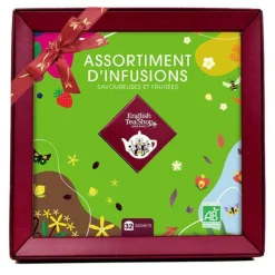 Discount ENGLISH TEA SHOP Coffret assortiment d'infusions 4 mélanges bio English Tea - 32 sachets