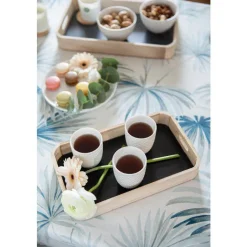 Discount Coffret de 4 gobelets snow blancs en porcelaine de 20 cl