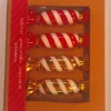 Online CADES DESIGN Coffret de 4 repose-couteaux forme bonbons rouges ou oranges en céramique Crakers