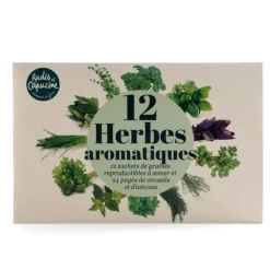 Discount RADIS ET CAPUCINE Coffret de 12 sachets de graines d’aromates à semer Radis & Capucine