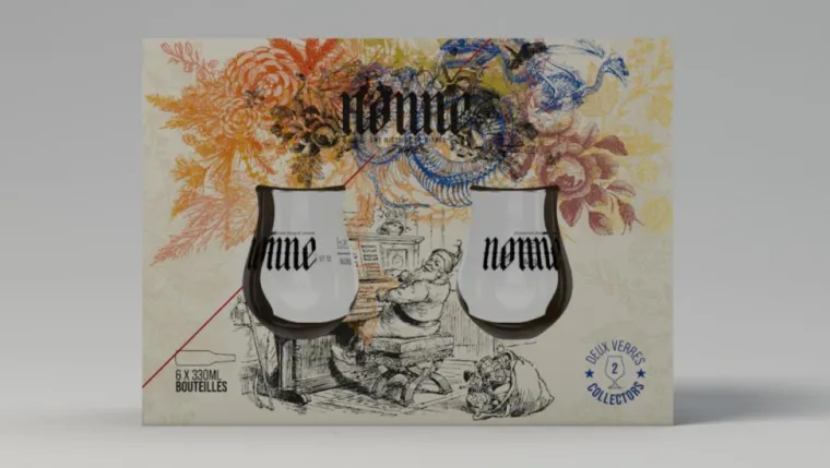 Hot NONNE Coffret bio + 2 verres - 6 x 33 cl