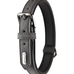 FLAMINGO Collier Delu noir 47/57 x 3 cm