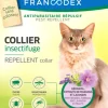 Outlet FRANCODEX Collier insectifuge pour chat coloris blanc - Ø 35 cm