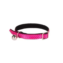 Best WOUAPY Collier pour chat en velours coloris rose style pois - Taille unique