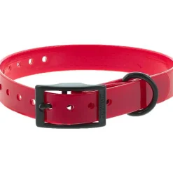 Hot CANIHUNT Collier pour chien en polyuréthane coloris rouge boucle double Xtreme - 1,9 x 0,25 x 45 cm