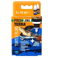 Outlet JBL Complexe vitaminé pour tortues d’eau Proterra Tortoise Fluid – 2 x 10 ml