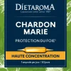 New DIETAROMA Complément alimentaire chardon marie CIP bio protection du foie - 20 ampoules x 10 ml