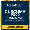 Best DIETAROMA Complément alimentaire curcuma 9000 + poivre noir articulations - 60 comprimés