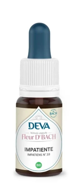 New DEVA Complément alimentaire fleur de Bach impatiente bio - 15 ml
