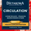 Clearance DIETAROMA Complément alimentaire vigne rouge, fragon, marronnier d'Inde CIP bio circulation - 20 ampoules x 10 ml