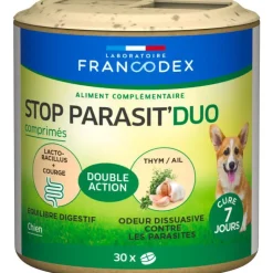 FRANCODEX Comprimés anti-parasitaires pour chien Stop Parasit' Duo – x 30