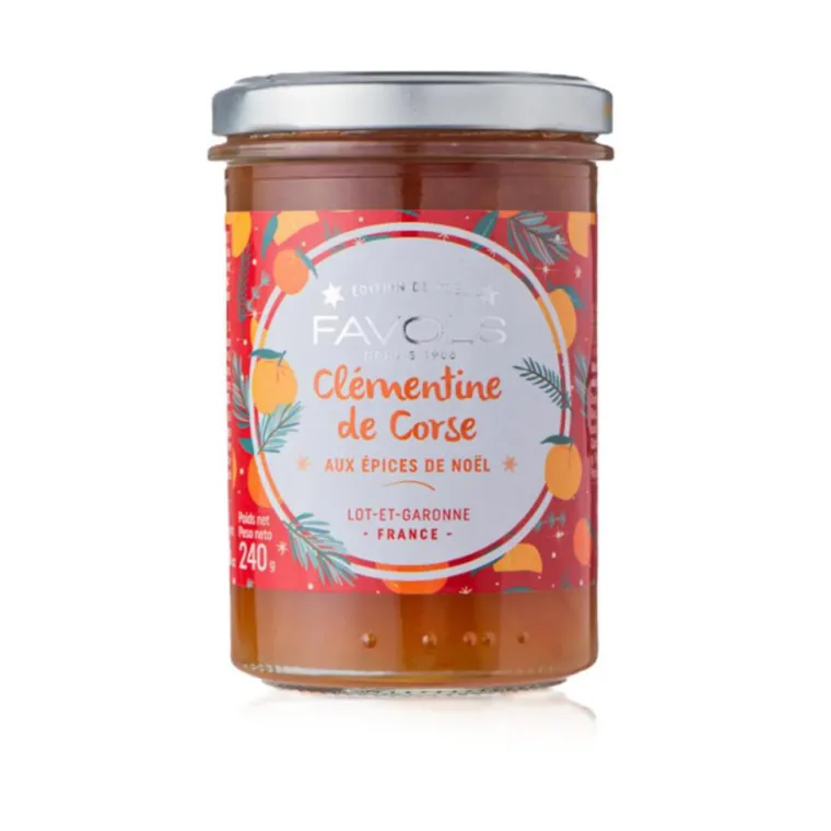 Best FAVOLS Confiture à la clémentine de Corse aux épices de Noël - 240 g