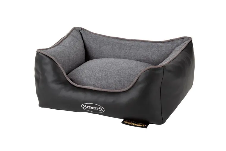 Clearance SCRUFFS Corbeille à mémoire de forme pour chien gris Hilton – Taille S