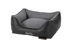 Clearance SCRUFFS Corbeille à mémoire de forme pour chien gris Hilton – Taille S