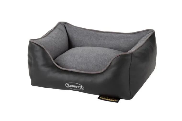 Clearance SCRUFFS Corbeille à mémoire de forme pour chien gris Hilton – Taille S
