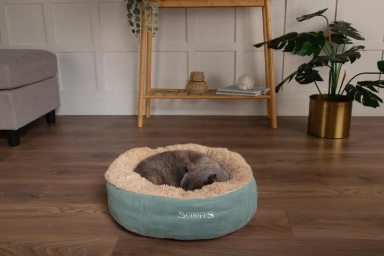 Clearance SCRUFFS Corbeille pour chat coloris vert Cosy – Ø 45 cm