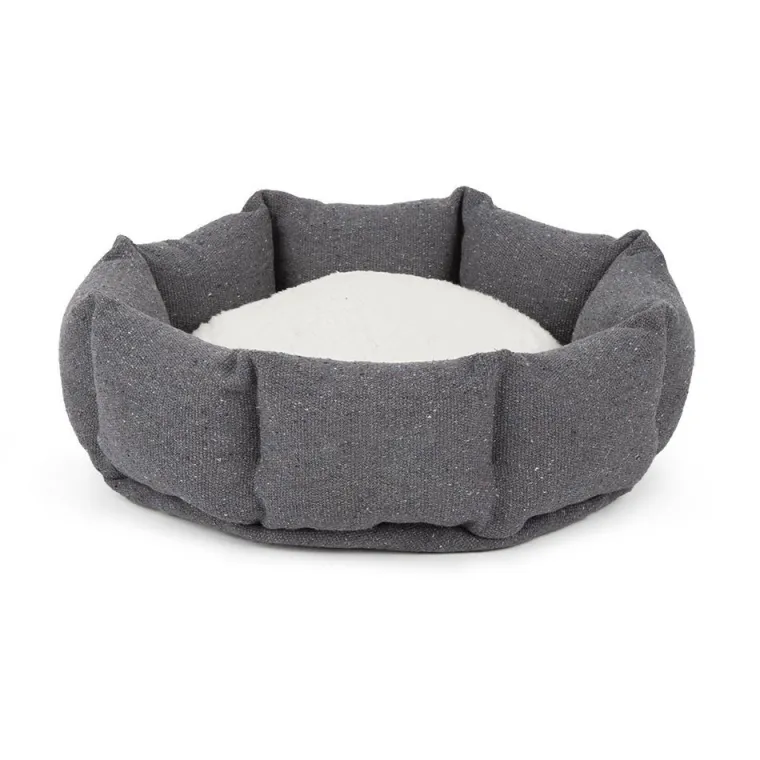 Best SCRUFFS Corbeille pour chat en tissu gris anthracite Eco Eden - 45 cm