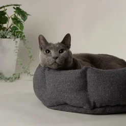 Best SCRUFFS Corbeille pour chat en tissu gris anthracite Eco Eden - 45 cm