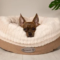 Online SCRUFFS Corbeille pour chien beige Ellen - Taille XL