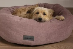 New SCRUFFS Corbeille pour chien coloris rose Oslo Donut – Taille 2XL