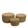 Online Corbeille ronde en corde de papier - Ø 31,5 x H 19 cm
