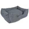 Hot EUROPET Corbeille textura coloris gris en coton - 80 x 60 cm