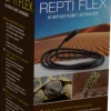 New REPTILE PLANET Cordon chauffant pour vivarium coloris noir Repti Flex 25W 6 m - Ø 7 mm