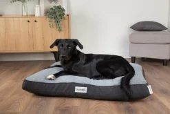 Best SCRUFFS Couchage orthopédique pour chien coloris gris Harvard - Taille L 100 x 70 x 12 cm