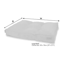 New SCRUFFS Couchage pour chien coloris vert coussin Seattle - Taille L 100 x 70 x 14 cm