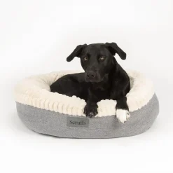 Sale SCRUFFS Couchage pour chien coloris gris corbeille ronde Ellen - Taille XL Ø 75 cm