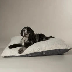 Discount SCRUFFS Couchage pour chien coloris gris coussin Eco Eden - Taille M 80 x 60 cm