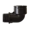 Outlet AQUAFLOW Coude mâle femelle en polypropylène de filetage 20 x 27 mm