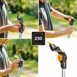 New FISKARS Coupe-branches multifonction à lame franche pour arbres et haies