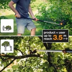 New FISKARS Coupe-branches multifonction à lame franche pour arbres et haies