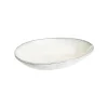 Discount Coupelle ovale en aluminium blanc verni - 25,5 x 19,4 x 5 cm