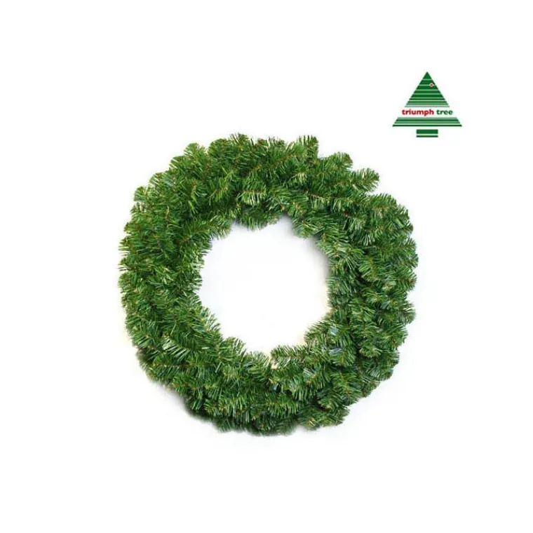 Discount Couronne artificielle verte Colorado - Ø 60 cm