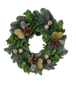 Best AUTRES PRODUCTEURS Couronne naturelle coloris multicolore – Ø 25 cm