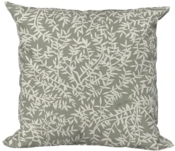 Sale NP CRÉATION Coussin déco carré en polyester/coton vert Cueillette Argile - 40 x 40 x 15 cm