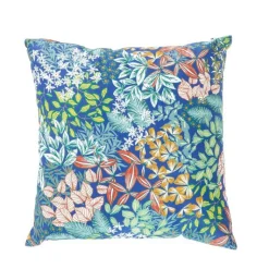 Discount Coussin décoratif carré coloris multicolore en coton oeko tex Maiwenn - 45 x 45 cm