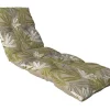 Discount NP CRÉATION Coussin de bain de soleil flocons Sérénéa Vert - 180 x 56 x 10 cm