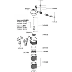 Hot BLUE CORAL Couvercle de rotor bioPower 200 spécifique - Marque EHEIM Pièces détachées