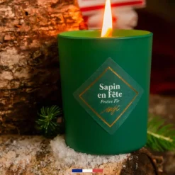 Best MY JOLIE CANDLE Cracker surprise bougie et bombe de douche senteur sapin Noël 2025 – 5,7 x 5,7 x 7 cm