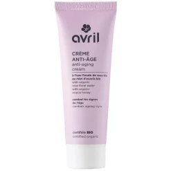 New AVRIL Crème anti-âge à l'eau florale de rose et au miel d'acacia bio - 50 ml